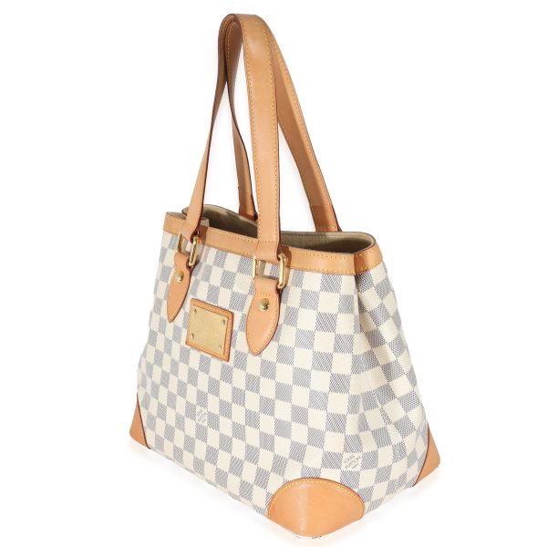 132292 sv Louis Vuitton Damier Azur Canvas Hampstead PM