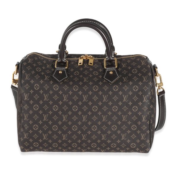 132398 fv Louis Vuitton Idylle Fusain Speedy Bandouliere 30