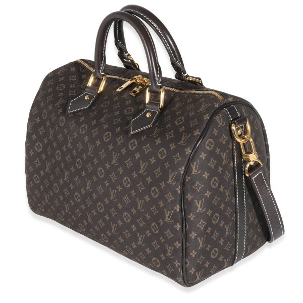 132398 sv Louis Vuitton Idylle Fusain Speedy Bandouliere 30