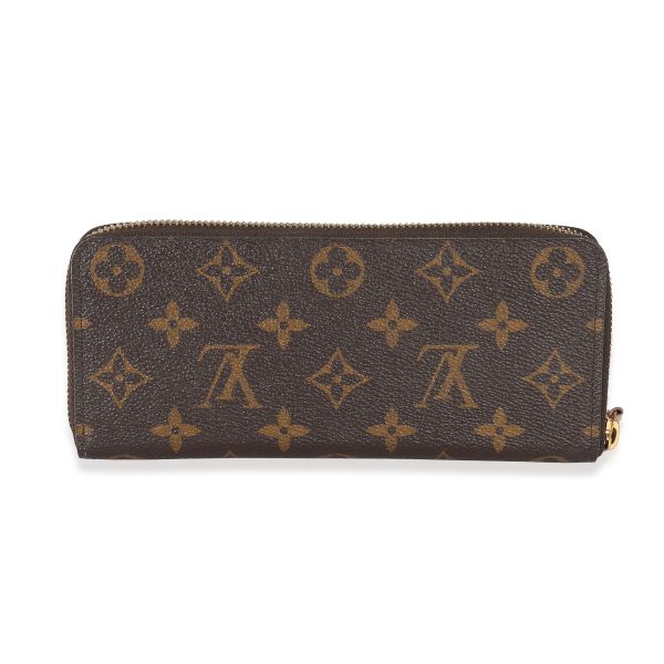 132405 pv Louis Vuitton Monogram Canvas Rose Ballerine Clemence Wallet