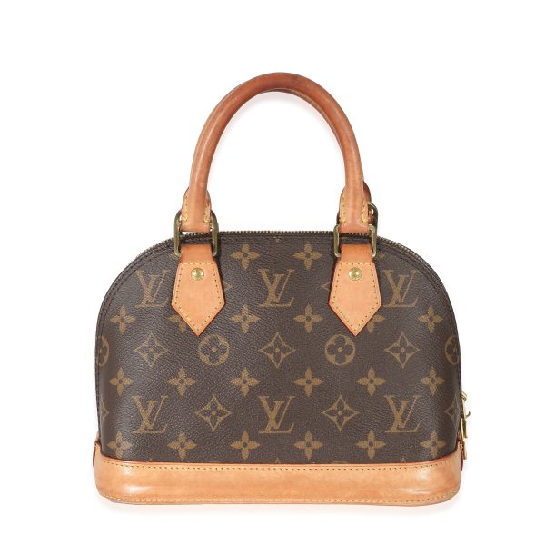 132410 stamp Louis Vuitton Monogram Canvas Alma BB