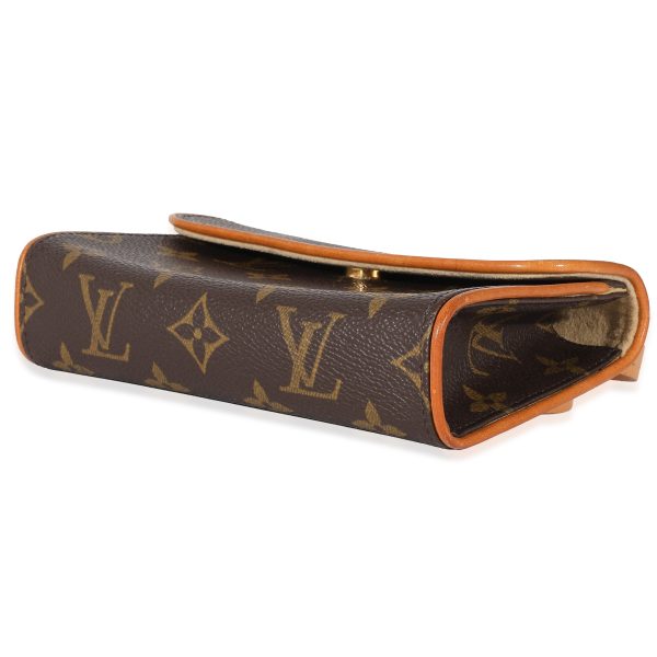 132421 box Louis Vuitton Vintage Monogram Canvas Pochette Florentine Waist Bag