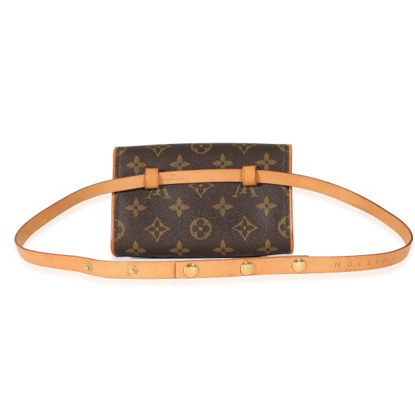 132421 pv Louis Vuitton Vintage Monogram Canvas Pochette Florentine Waist Bag