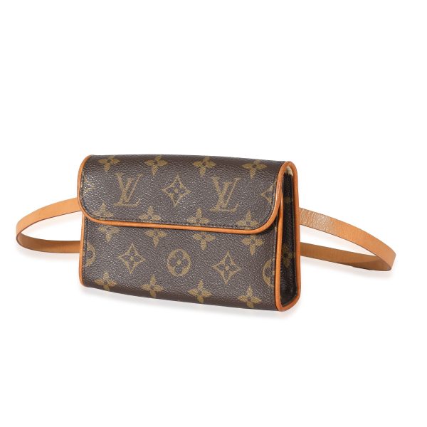 132421 sv Louis Vuitton Vintage Monogram Canvas Pochette Florentine Waist Bag