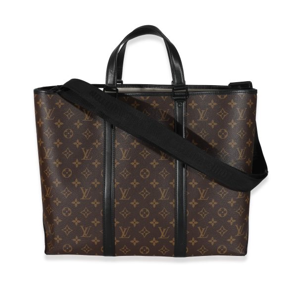 132430 pv 7618651b ed9a 4f71 95b3 872ceee1701a Louis Vuitton Monogram Macassar Weekend Tote GM