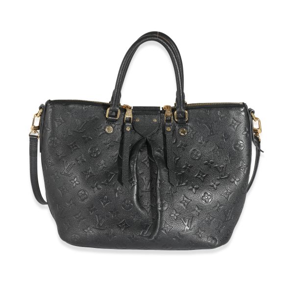 132452 fv Louis Vuitton Black Empreinte Mazarine MM