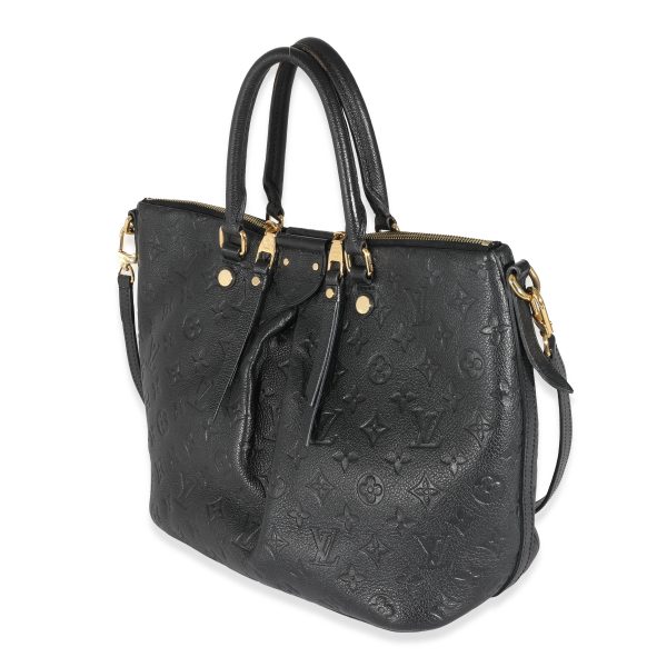 132452 sv Louis Vuitton Black Empreinte Mazarine MM