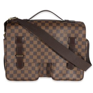 132454 fv fbabed15 bc32 4599 8ae2 26312e27b418 Louis Vuitton Damier Ebene Rivoli MM 2WAY Handbag Canvas Brown