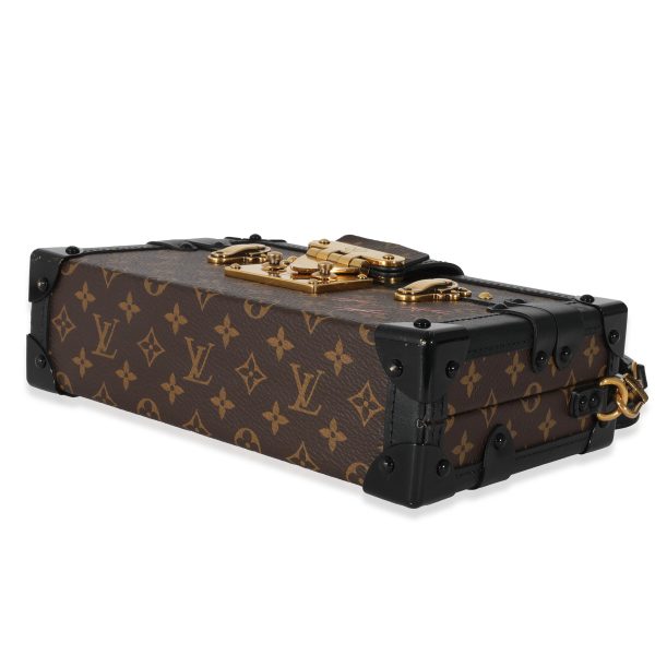 132457 box 52469ce4 74ab 468b 8e3a f74ee3d6a1ff Louis Vuitton Monogram Canvas Black Calfskin Petite Malle