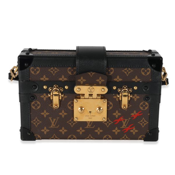 132457 fv 2cb4bd32 33f8 4b55 8972 77c23b13a3b1 Louis Vuitton Monogram Canvas Black Calfskin Petite Malle