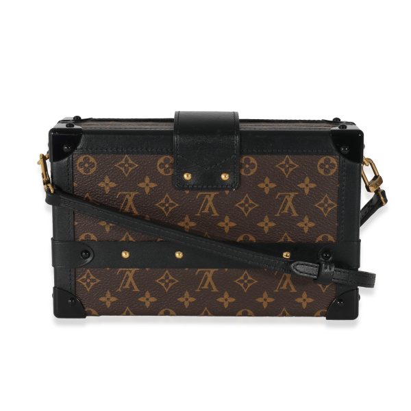 132457 stamp 7ef4fa5b a13c 4238 bb4b 1c1f94c3e30f Louis Vuitton Monogram Canvas Black Calfskin Petite Malle