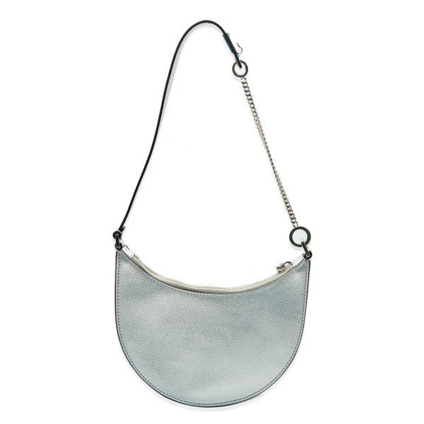 132478 bv Valentino Silver Leather Vlogo Mini Hobo