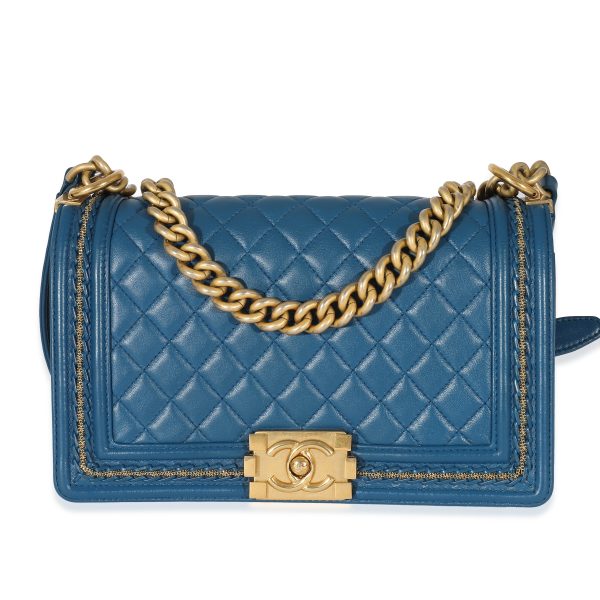 132508 fv 8a2e81fa d803 469f b070 0af1e580b20b Chanel Blue Lambskin Beauty Chain Around Medium Boy Bag