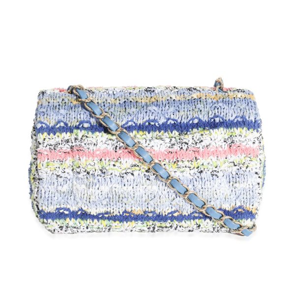 132509 pv Chanel Multicolor Tweed Mini Rectangular Flap Bag