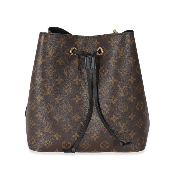 132516 fv Louis Vuitton Black Monogram Canvas NéoNoé MM