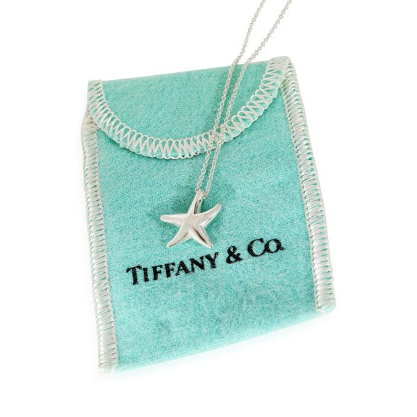 132531 bv Tiffany Co Elsa Peretti Starfish Pendant Necklace in Sterling Silver