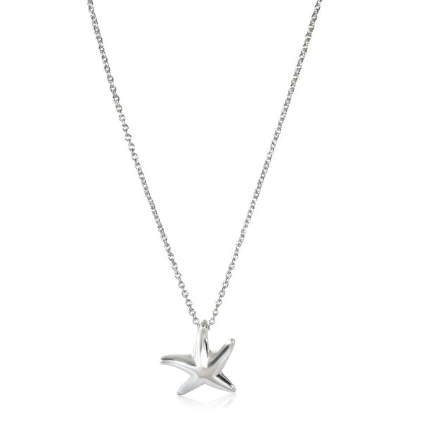 132531 fv Tiffany Co Elsa Peretti Starfish Pendant Necklace in Sterling Silver