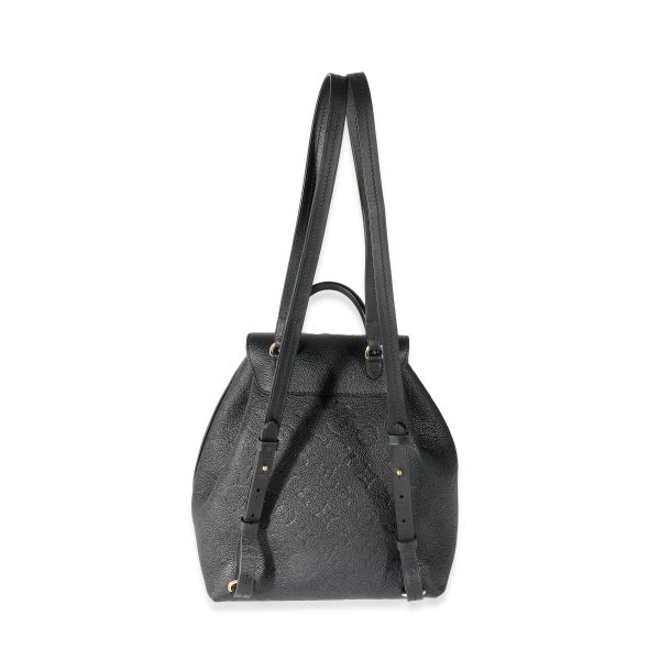 132537 stamp Louis Vuitton Black Empreinte Montsouris Backpack