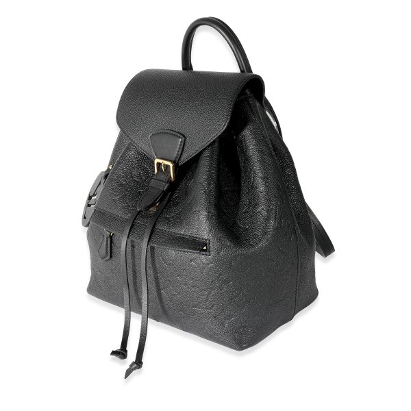 132537 sv Louis Vuitton Black Empreinte Montsouris Backpack