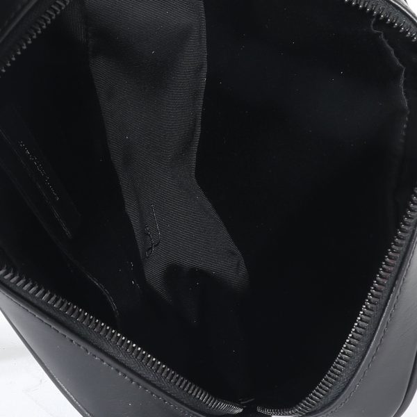 132544 ad1 897cd7d6 b275 4a3a a36f e7e896d4ba30 Saint Laurent Black Matelassé Calfskin Lou Camera Bag