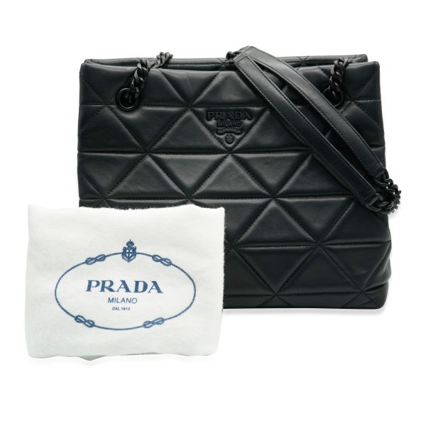 132562 bv Prada Black Nappa Leather Spectrum Tote