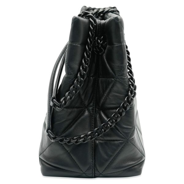 132562 stamp Prada Black Nappa Leather Spectrum Tote