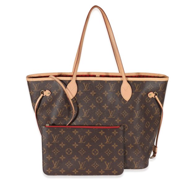 132600 stamp Louis Vuitton Cerise Monogram Canvas Neverfull MM