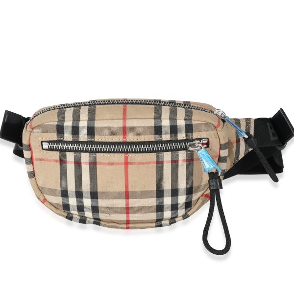 132605 box 0a9bcc3f 7183 44f4 826d 38abdce621c3 Burberry Small Vintage Check Cannon Bum Bag