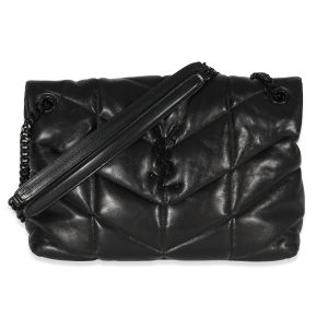 132618 fv Louis Vuitton Rock Me Ever BB Calf Leather Shoulder Bag Black