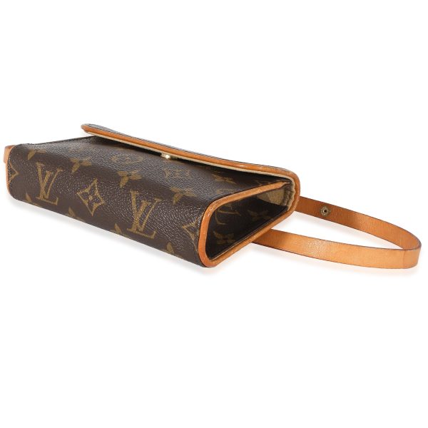 132657 clasp Louis Vuitton Monogram Canvas Florentine Pochette