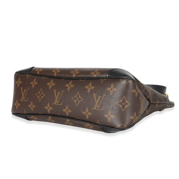 132674 box 299a4a14 c3ee 429b 9f73 e11d6e5170c4 Louis Vuitton Black Leather Monogram Canvas Odeon PM