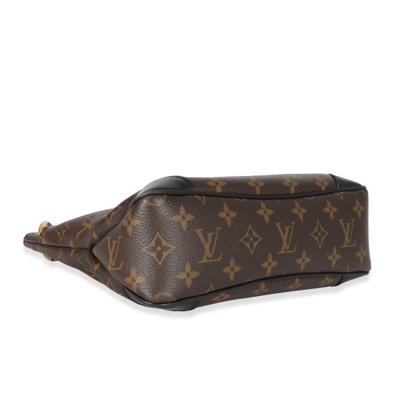 132674 clasp 8be4fa80 a7b9 421b 8bbe c1c48f93e3b1 Louis Vuitton Black Leather Monogram Canvas Odeon PM