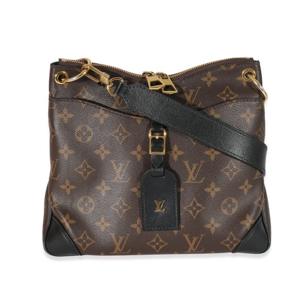 132674 fv 26ee525d 95c5 49d4 85db 2218703a818b Louis Vuitton Black Leather Monogram Canvas Odeon PM