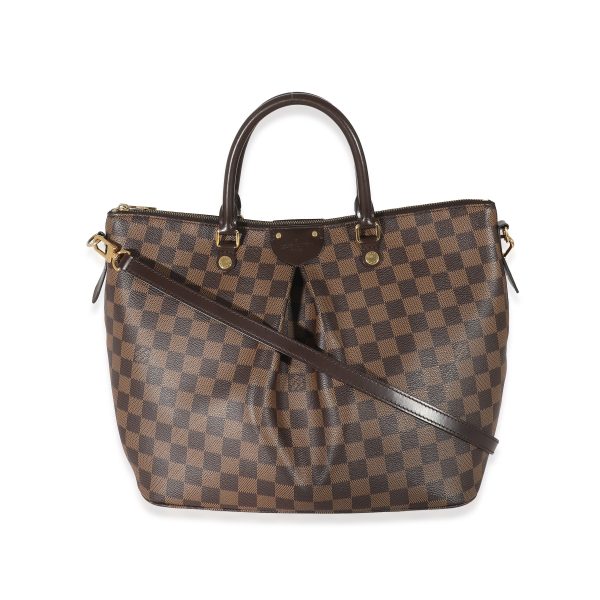 132678 fv Louis Vuitton Damier Ebene Canvas Siena GM