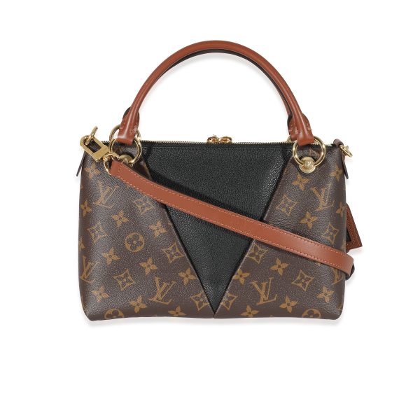 132683 bv cdd19eab 947e 4356 ada9 953f05324a18 Louis Vuitton Black Leather Monogram Canvas V Tote BB