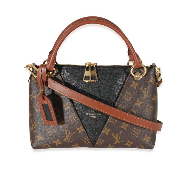 132683 fv 3c1f1343 5ac1 4b58 ae18 ae0cd2ae8f25 Louis Vuitton Black Leather Monogram Canvas V Tote BB