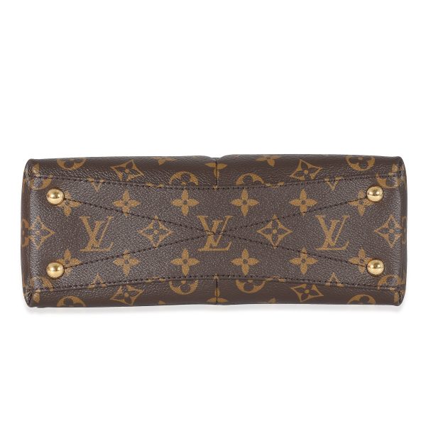 132683 stamp 87729d54 e946 46fa 9edd f2d2f2a409ed Louis Vuitton Black Leather Monogram Canvas V Tote BB