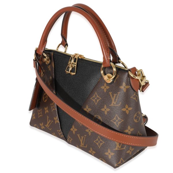 132683 sv f0a494fe 1c6c 4fcc bcb4 d8236f429a80 Louis Vuitton Black Leather Monogram Canvas V Tote BB