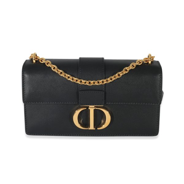 132738 fv 3a573ae0 cb0a 4e60 a36b ebddc6ff5239 Christian Dior Black Leather 30 Montaigne East West Chain Bag