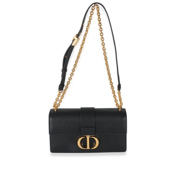 132738 stamp 74644804 ab2b 4c79 981a 38c5f793bb68 Christian Dior Black Leather 30 Montaigne East West Chain Bag