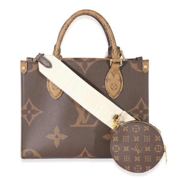 132762 pv Louis Vuitton Reverse Monogram Giant Canvas Onthego PM