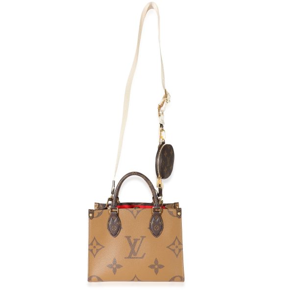 132762 stamp Louis Vuitton Reverse Monogram Giant Canvas Onthego PM