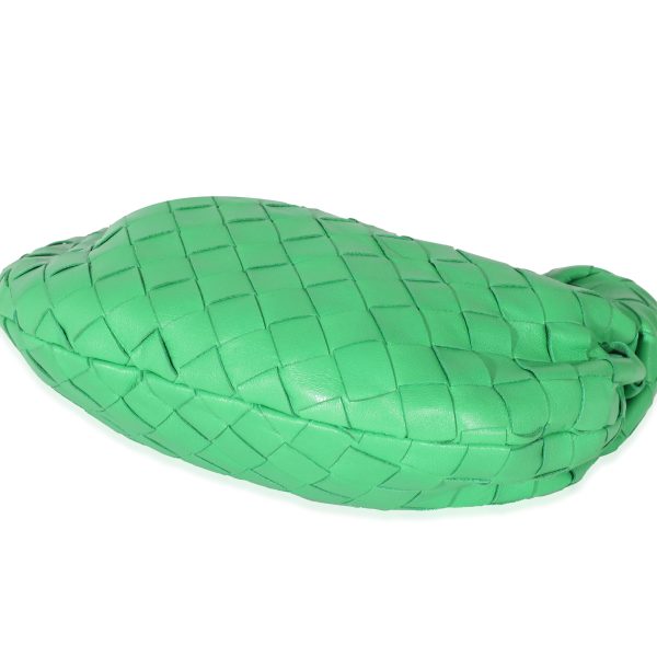 132768 clasp Bottega Veneta Parakeet Intrecciato Leather Mini Jodie