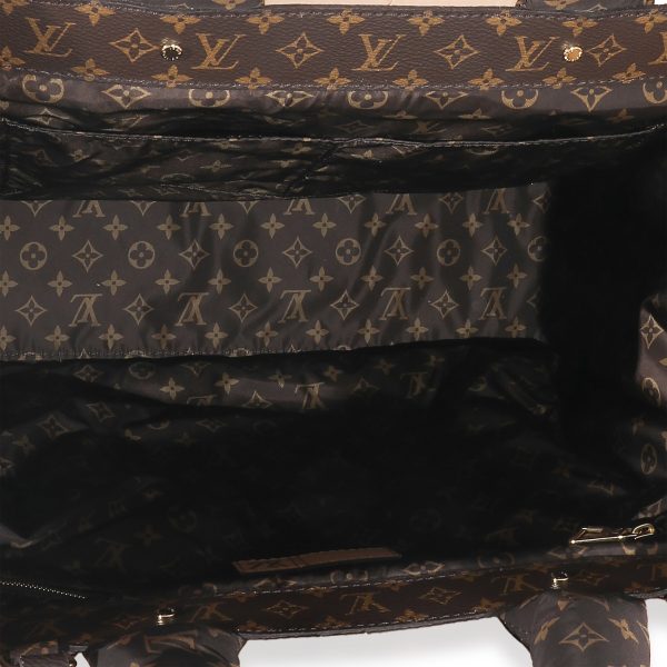 132777 bv Louis Vuitton Beige Econyl Nylon Monogram Pillow Giant Onthego GM