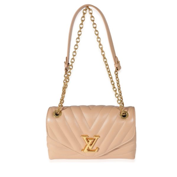 132784 bv Louis Vuitton Noisette Calf Leather New Wave Chain MM