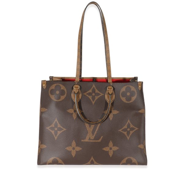 132792 bv c785f9e9 ae14 474f 839d 97eea082fb09 Louis Vuitton Reverse Giant Monogram Canvas Onthego GM