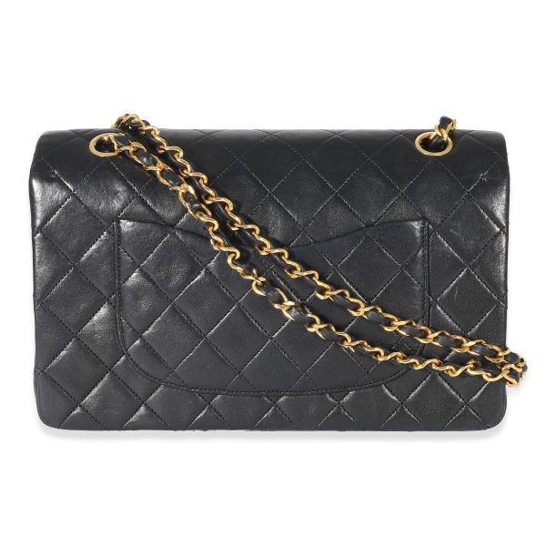 132800 pv Chanel Vintage Navy Quilted Lambskin Medium Classic Flap Bag