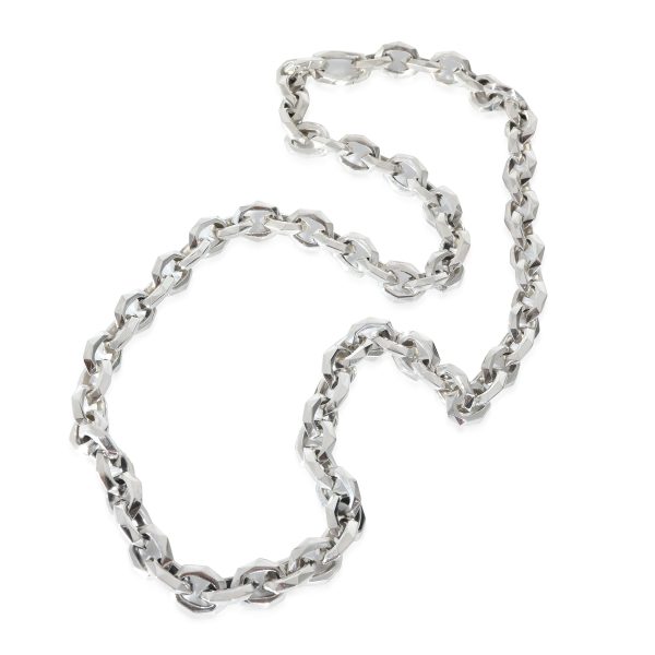 132811 rv caa2d63d 992b 4ba3 95c6 5b8327e9ec34 David Yurman Torqued Faceted Chain Link Necklace in Sterling Silver