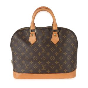 132837 fv Louis Vuitton Monogram Reverse Dauphine Mini Brown PVC Shoulder Bag