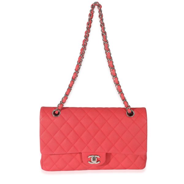 132847 bv d0a5604e 4331 47c8 8600 24ac03e00852 Chanel Red Matte Caviar Medium Double Flap Bag